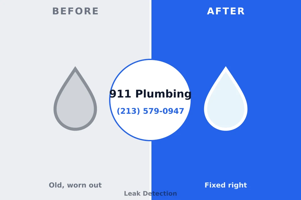 Before and after: plumbing company Centereach, NY